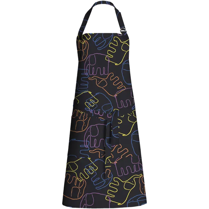 Finlayson essu Elefantti Villi 70x85cm multi/musta