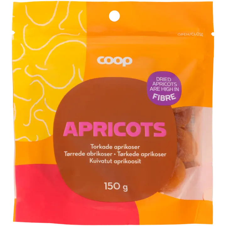 Coop kuivatut aprikoosit 150 g