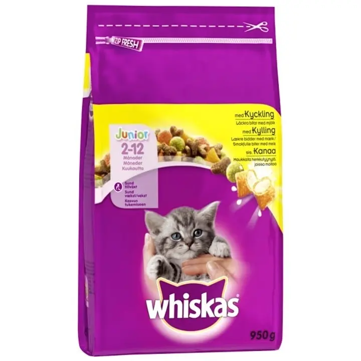 Whiskas Junior Kanaa 950g