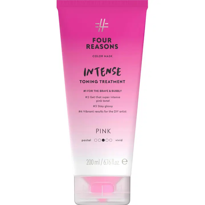 Four Reasons Color Mask Intense Toning Treatment Pink sävyttävä tehohoito 200 ml 