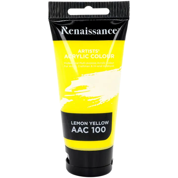 Akryylimaali 75ml Lemon Yellow