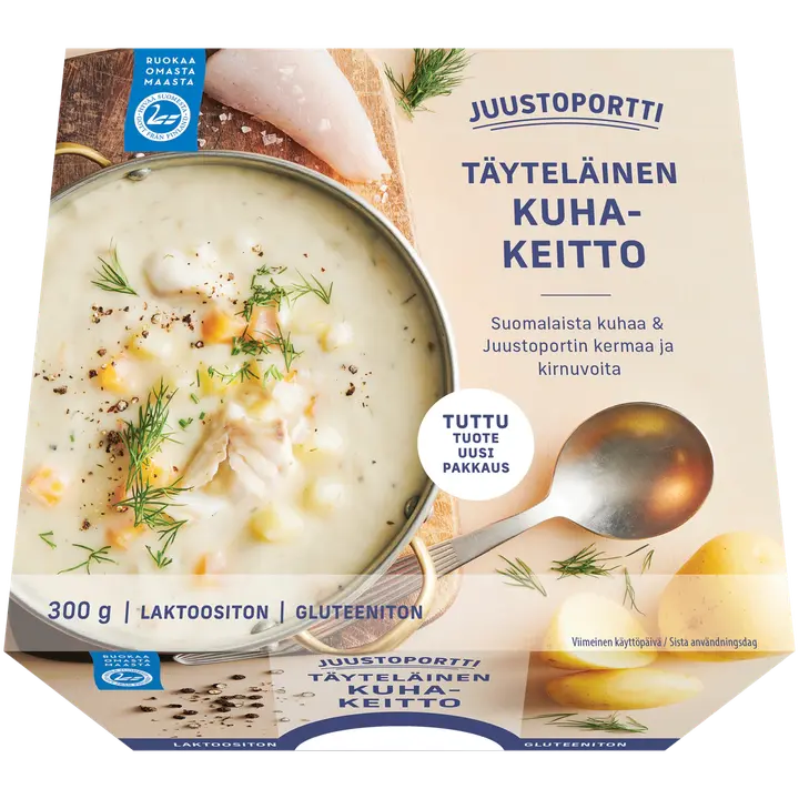 Juustoportti Täyteläinen Kuhakeitto 300g laktoositon, gluteeniton
