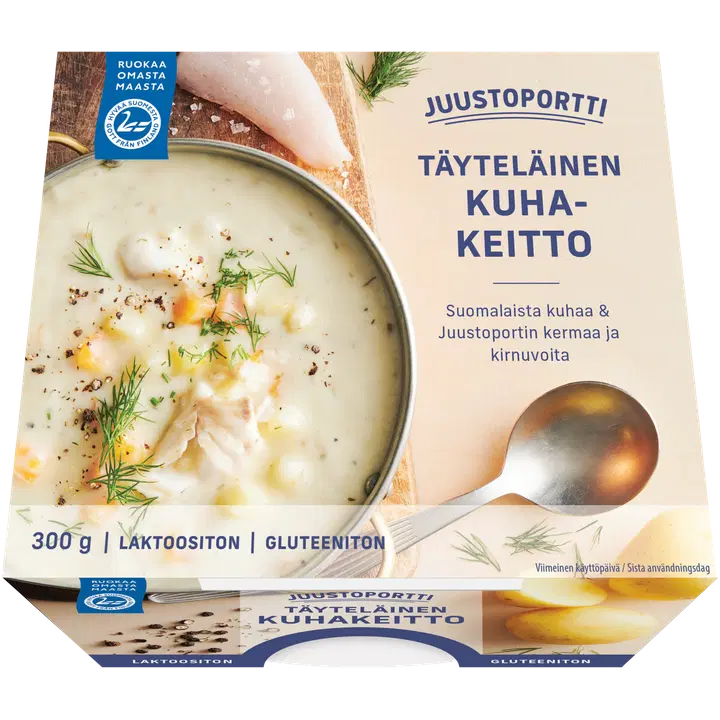 Juustoportti Täyteläinen Kuhakeitto 300g laktoositon, gluteeniton