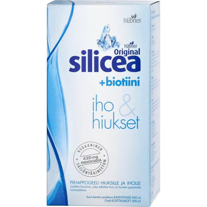 Original Silicea +biotiini piihappogeeli 500ml ravintolisä