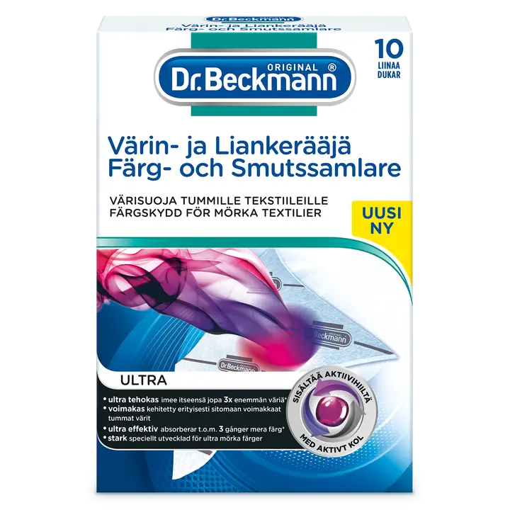 Dr.Beckmann värvi- ja mustusepüüdja 10tk