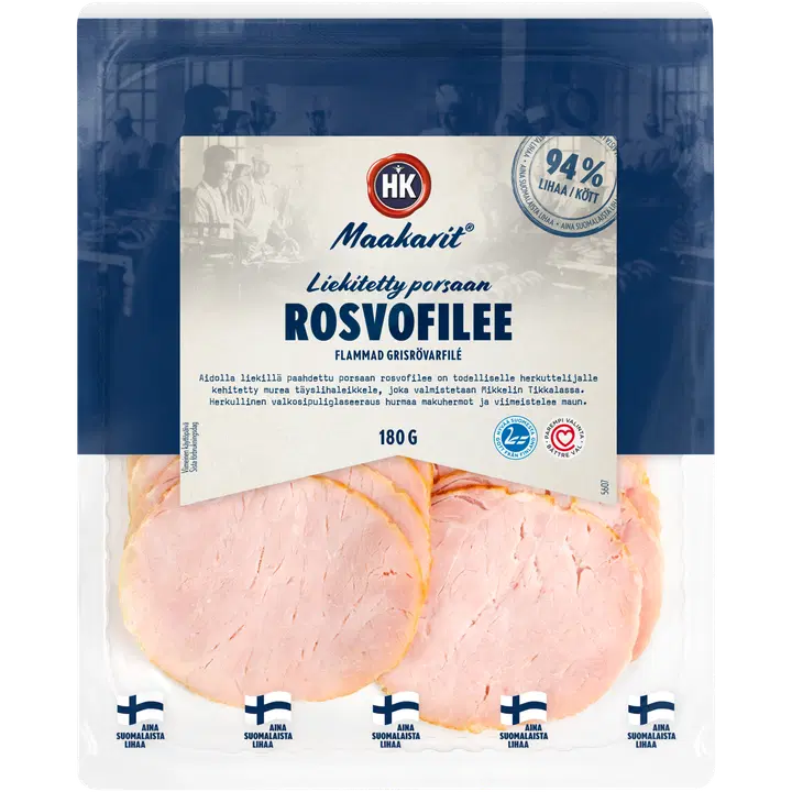 HK Maakarit® Liekitetty porsaan rosvofilee 180 g