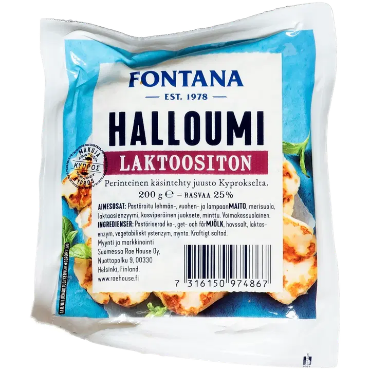 Fontana Halloumi 200g laktoositon