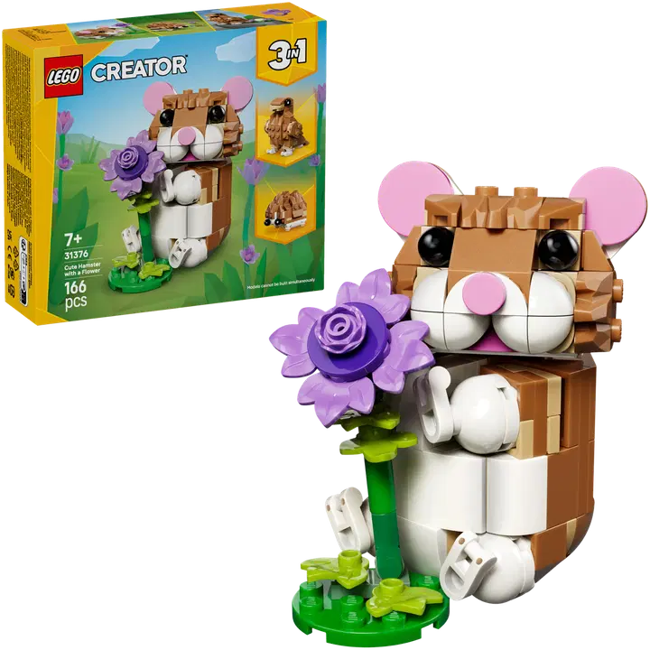 LEGO®  Creator 31376 Hurmaava hamsteri ja kukka