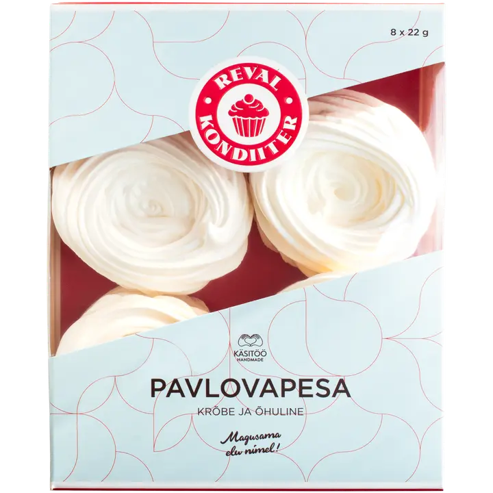 Reval Kondiiter Pavlova Beseekoogi Põhjad 8 X 22 G