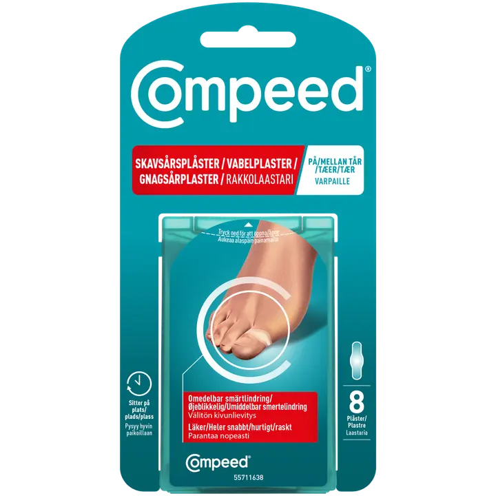 Compeed rakkolaastari varpaille 8kpl