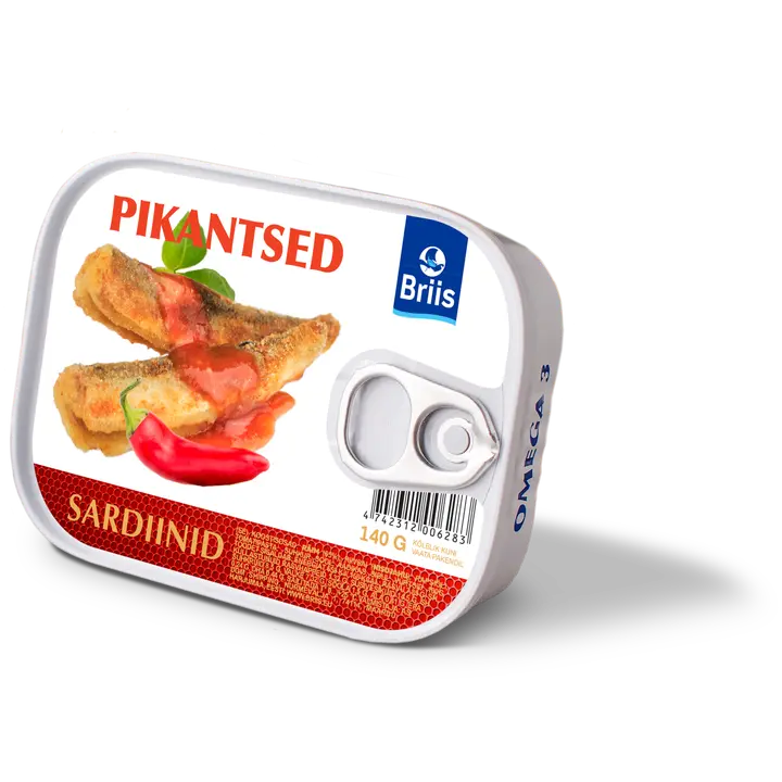 Briis Balti Sardiinid Pikantsed 140 G