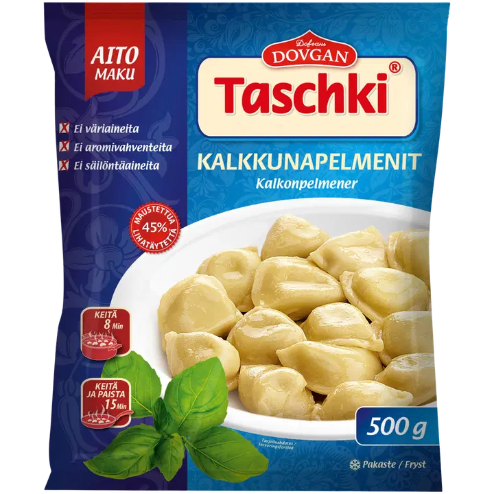 Taschki Kalkkunapelmenit 500g
