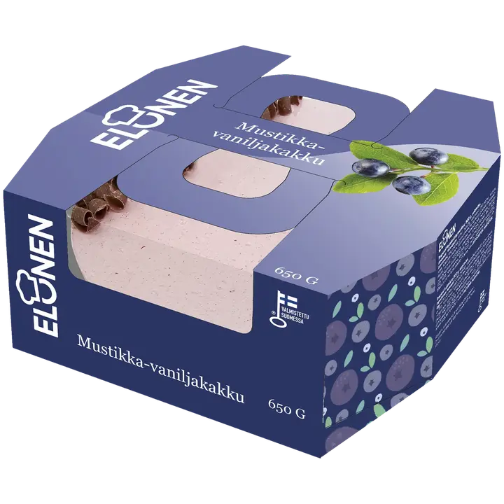 Elonen Mustikka-vaniljakakku 650g
