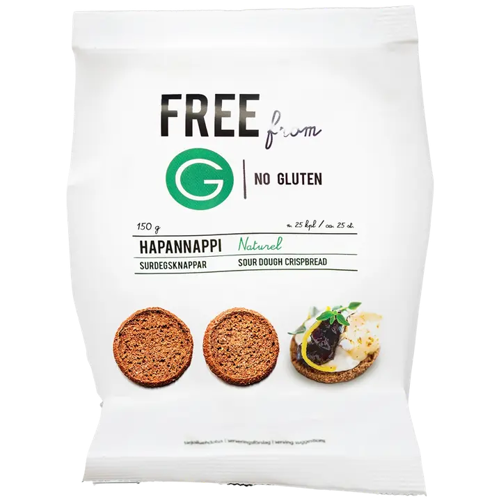 FREE from G Gluteeniton Hapannappi Naturel 150g