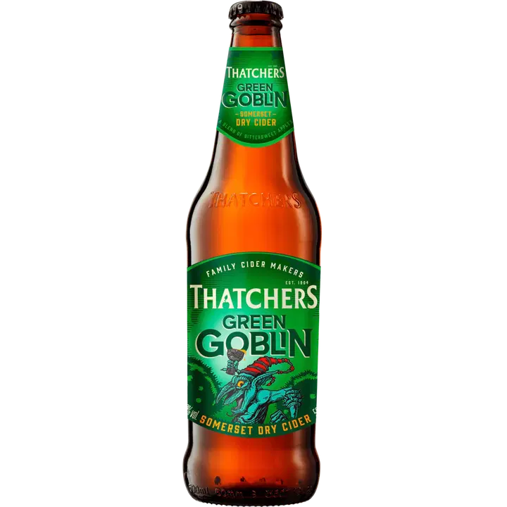 Thatchers Green Goblin Medium Dry Cider 5% 0,5l siideripullo