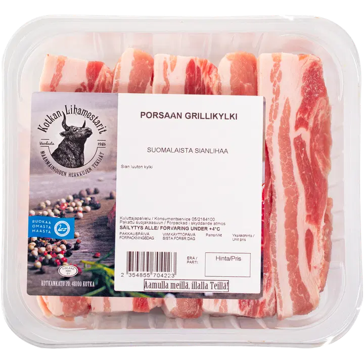 Kotkan lihamestarit porsaan grillikylki n. 500 g