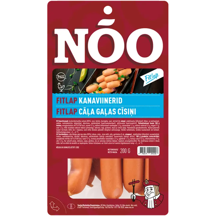 Fitlap broileriviinerid 200 g