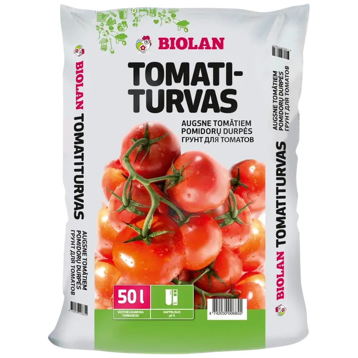 Tomatiturvas 50 l, väetatud ja lubjatud kasvuturvas