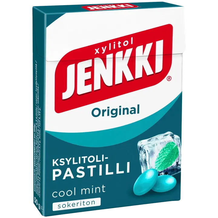 Jenkki Original Cool Mint Ksylitolipastilli 50g
