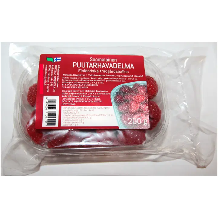 Mattilan Marjatila 200g suomalainen puutarhavadelma pakaste