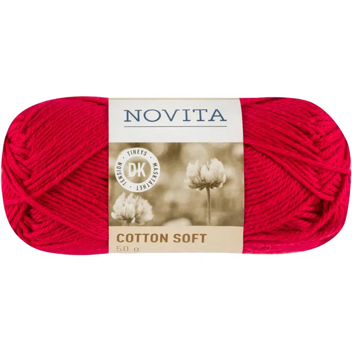 Novita Cotton Soft 50g joulu 549