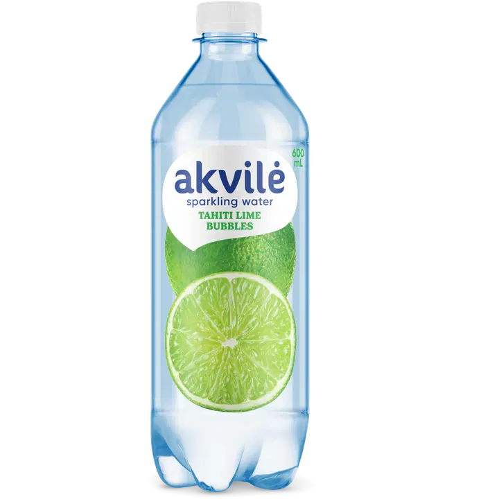 Akvile gaseeritud vesi Laim-Tahiti 600 ml