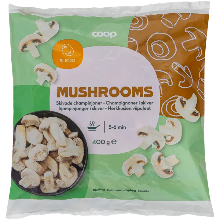 Coop herkkusieni viipaloitu 400 g pakaste