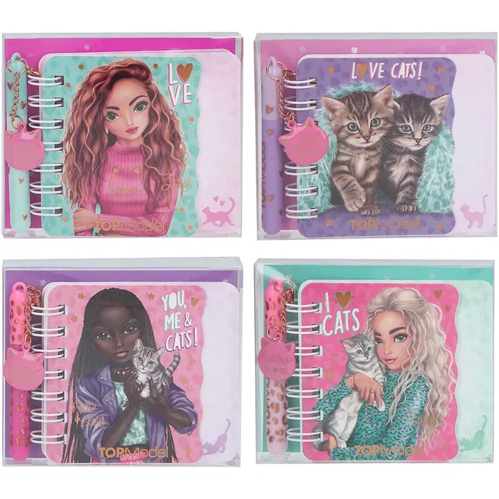 TOPModel Minimuistivihko ja kuulakärkikynä LEO LOVE