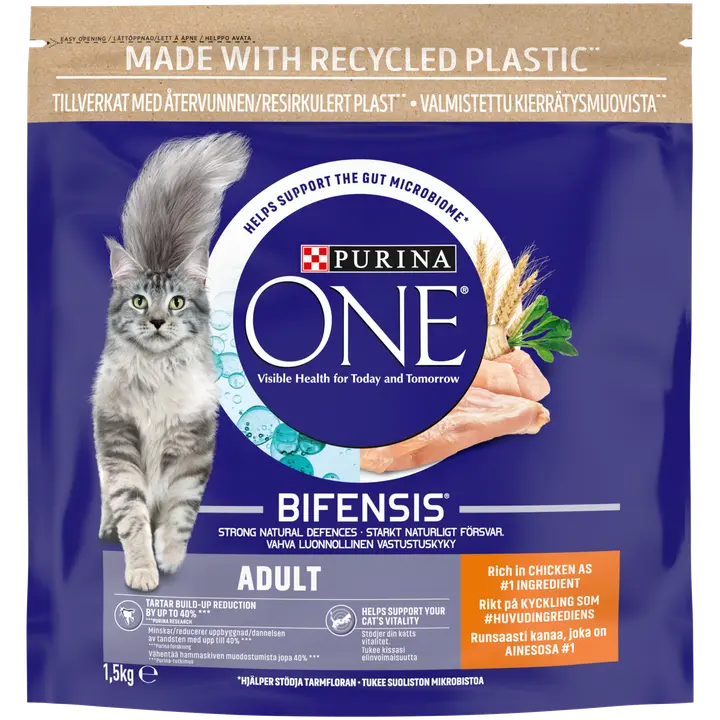Purina One 1,5kg Adult, rich in Chicken cat food