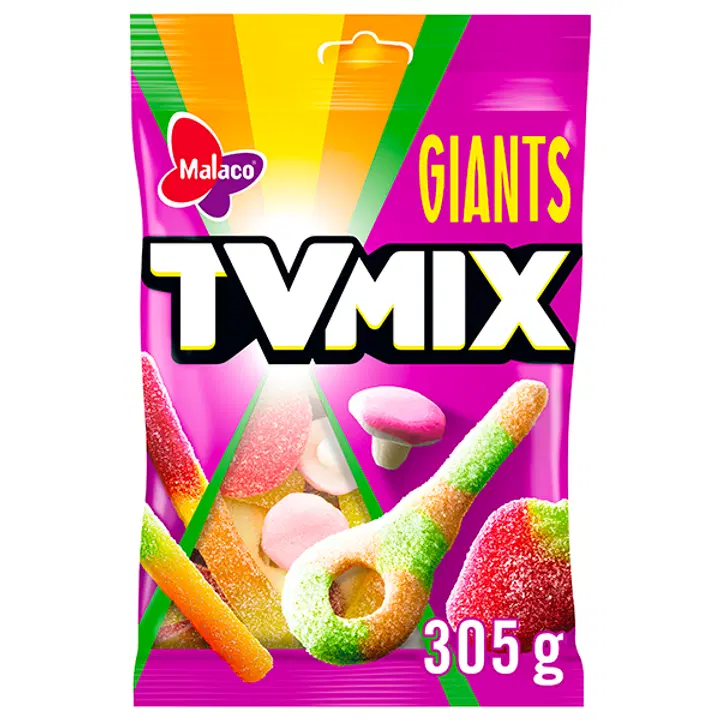 Malaco TV Mix Giants makeissekoitus 305g