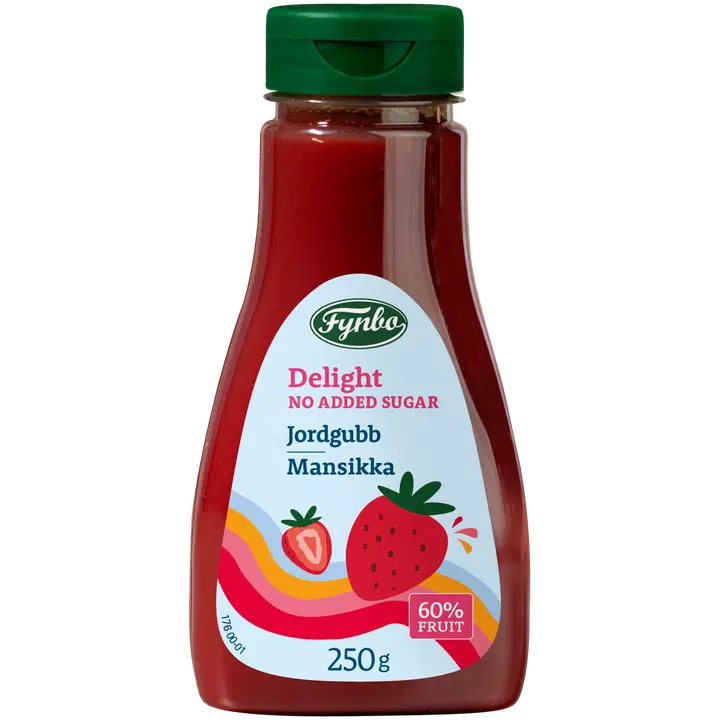 Fynbo Delight slät jordgubbssylt 250 g