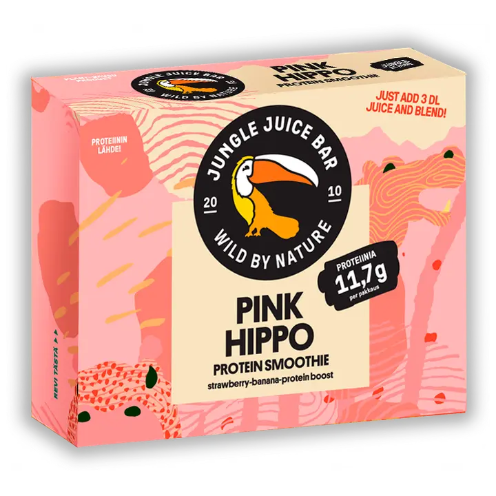 Jungle Juice Bar Pink Hippo smoothie mix 250 g