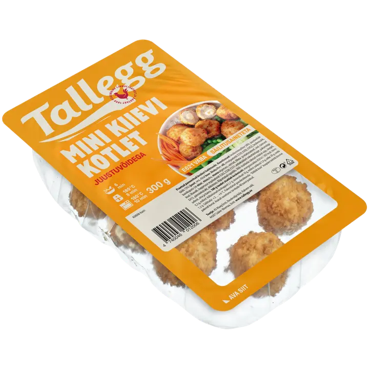 Tallegg Mini Kiievi Kotlet Juustuvõidega 300G