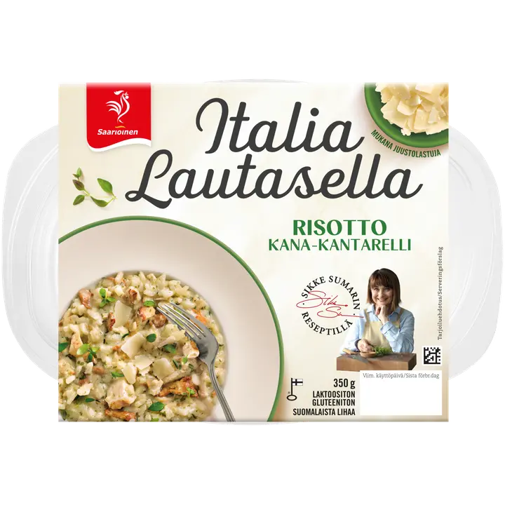 Saarioinen Kana-kantarellirisotto torinolaisittain 350g