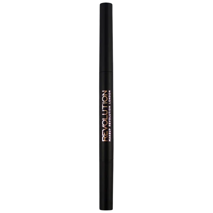 Makeup Revolution Duo Brow Pencil Medium Brown kulmakynä