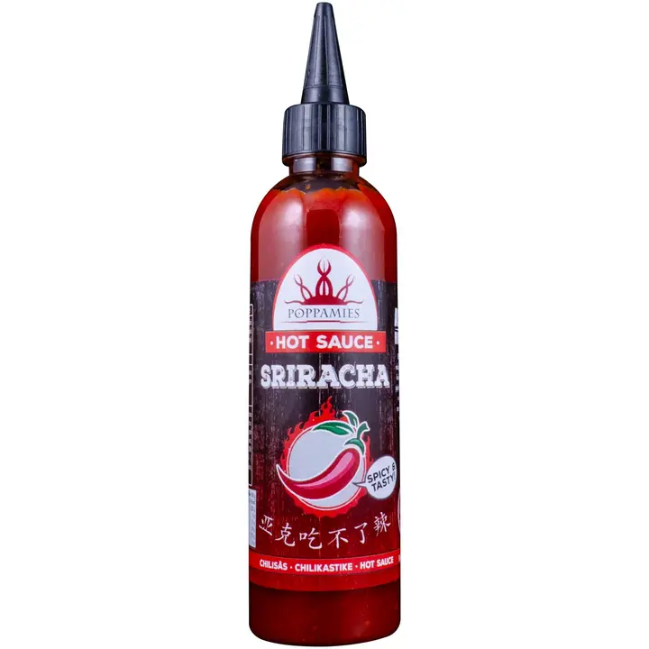 Poppamies Hot Sauce Sriracha chilikastike 275g