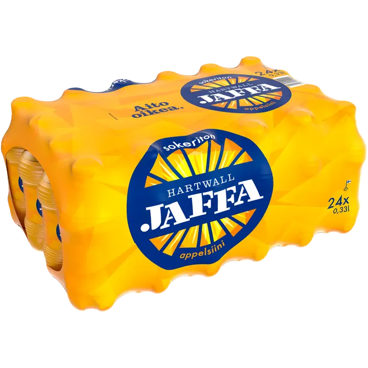 24 x Hartwall Jaffa Appelsiini Sokeriton virvoitusjuoma 0,33 l