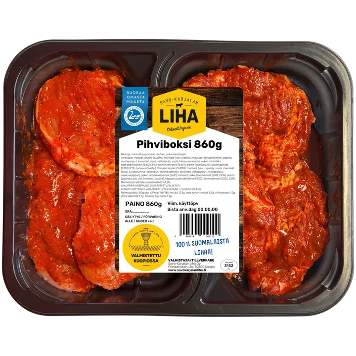 Savo-Karjalan Liha pihviboksi 860 g
