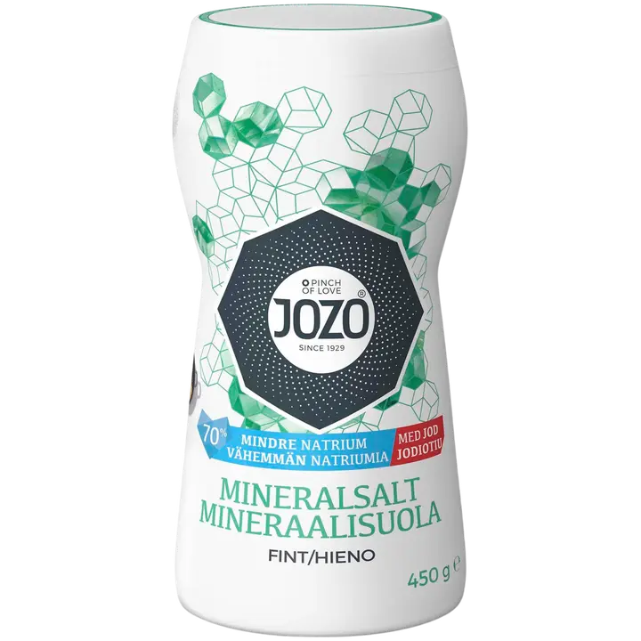 Jozo 450g Mineraalisuola 70% natriumia vähennetty sirotin