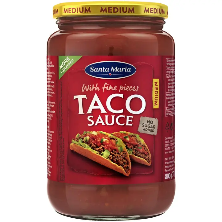 Santa Maria Tacokastike Medium salsakastike 800 g