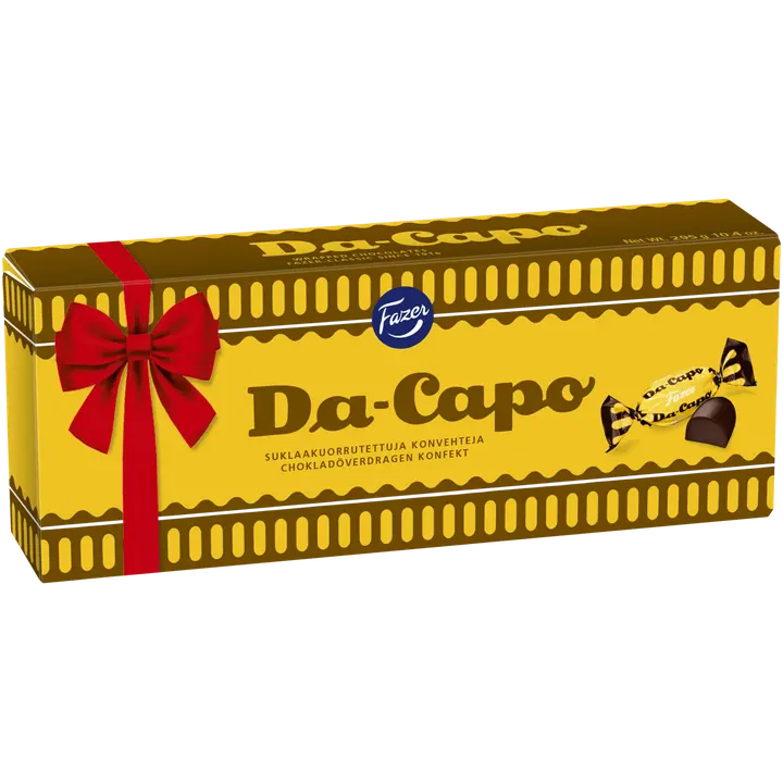 Fazer DaCapo tumma suklaakonvehti 295g
