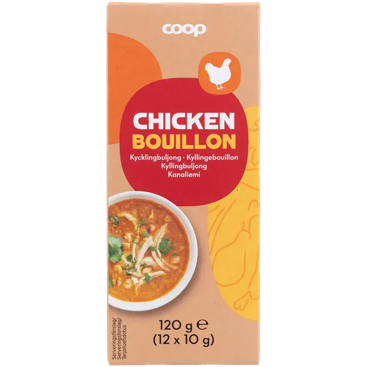 Coop kanapuljongikuubik 12 tk (10 g), 120 g