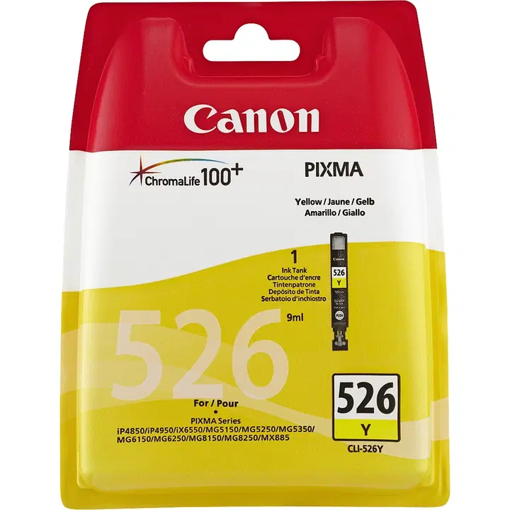 Canon CLI-526 mustepatruuna keltainen
