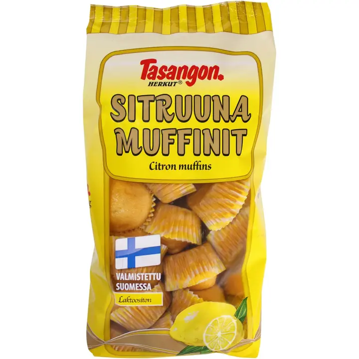 Tasangon Herkkutuote sitruuna muffinit 400g