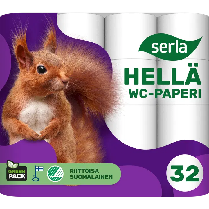 Serla Hellä WC-paperi 32rl valkoinen