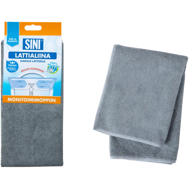 Sini mikrokuitu lattialiina 50x55cm