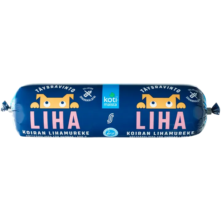 Kotimaista Koiran lihamureke täysravinto 500 g