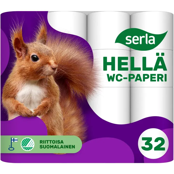 Serla tualettpaber 32 rulli 3-kihiline