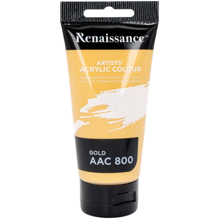 Akryylimaali 75ml,  Gold