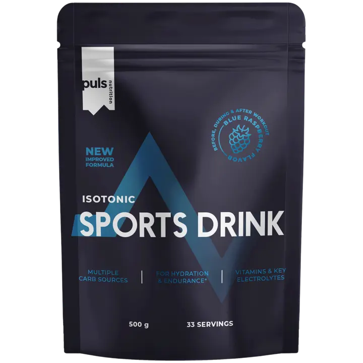 PULS Isotonic sport drink urheilujuomajauhe blue raspberry 500g